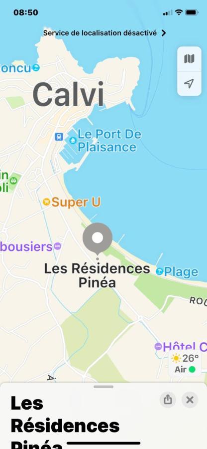 Duplex Calvi Direct Plage Esterno foto